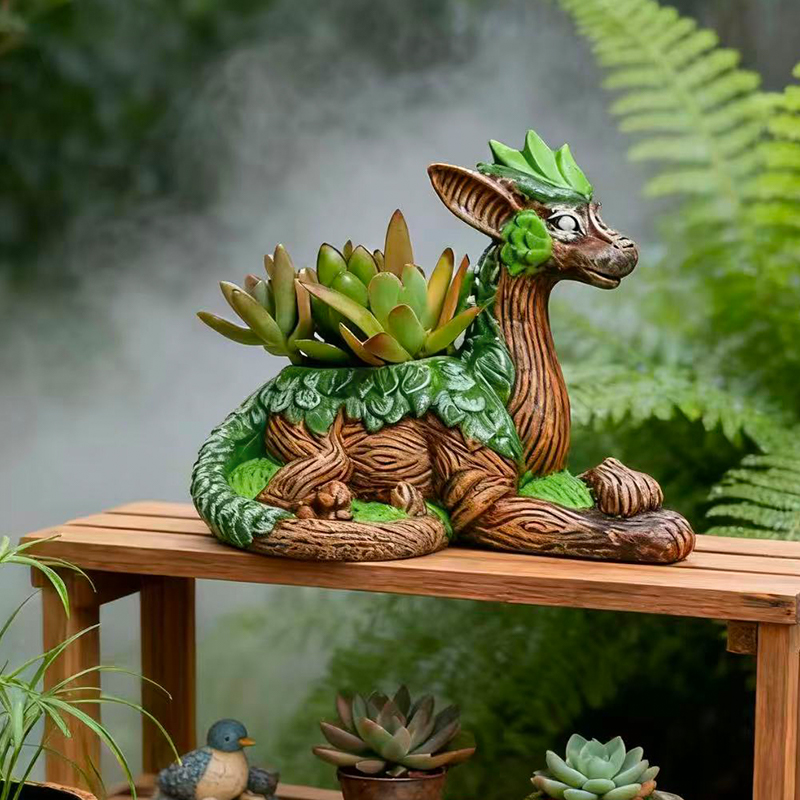 Creative Dragon Tree Flower Po - Aloe Vera Pot recension och pris