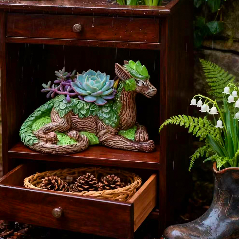 Creative Dragon Tree Flower Po - Aloe Vera Pot recension och pris