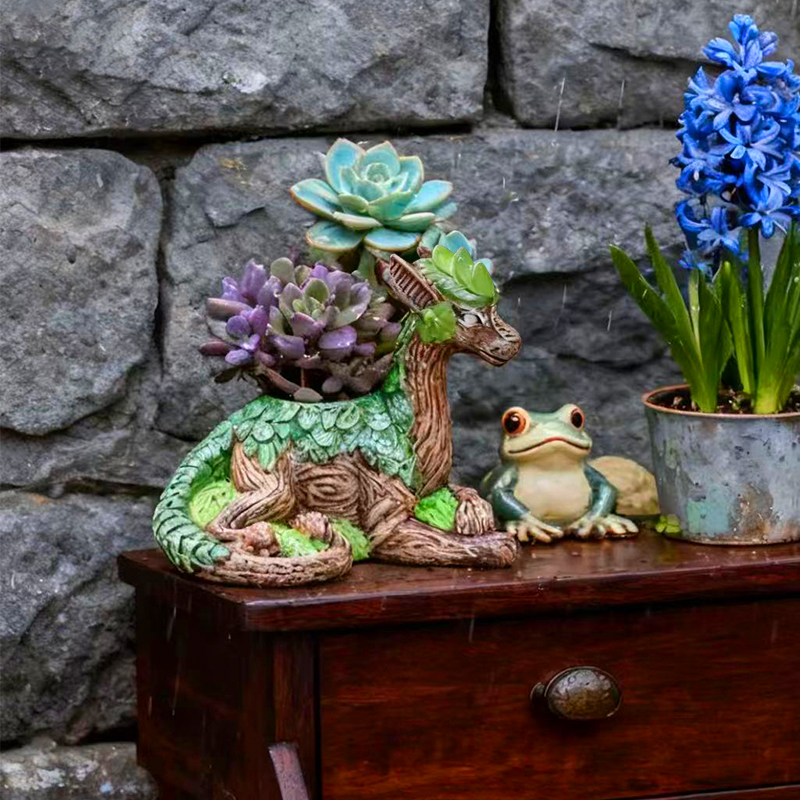 Creative Dragon Tree Flower Po - Aloe Vera Pot recension och pris