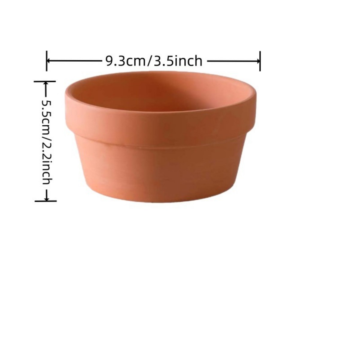 6 PCS Terracotta Buld Pots 3.5 - Aloe Vera Pot recension och pris