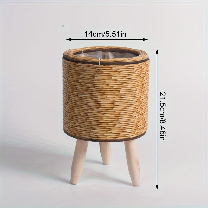 Charming Rustic Rattan Planter - Aloe Vera Pot recension och pris