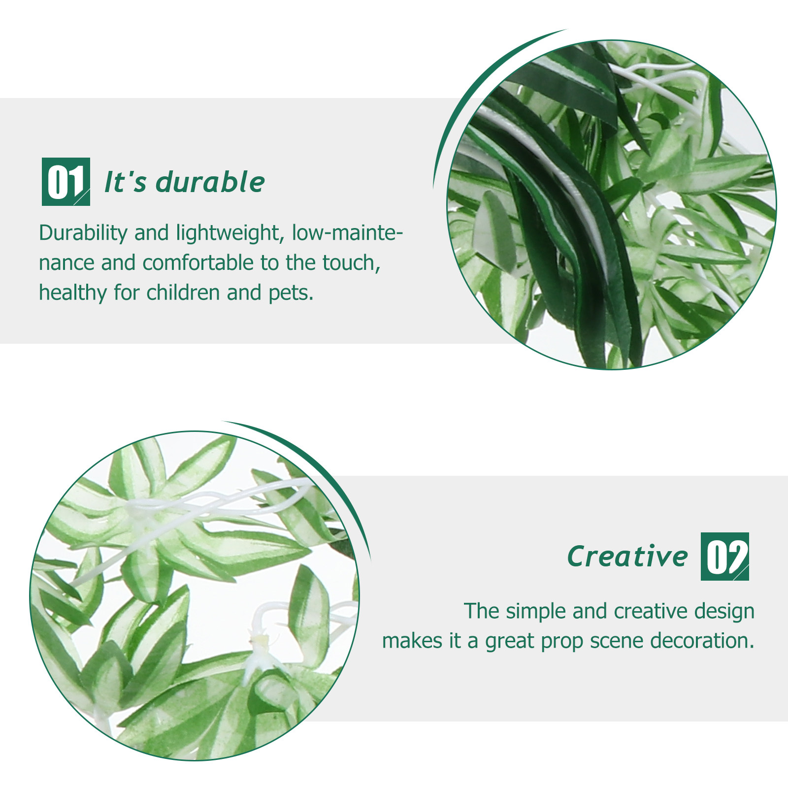 1Pcs Realistic Artificial Chlo - Spider Plant Hanging recension och pris