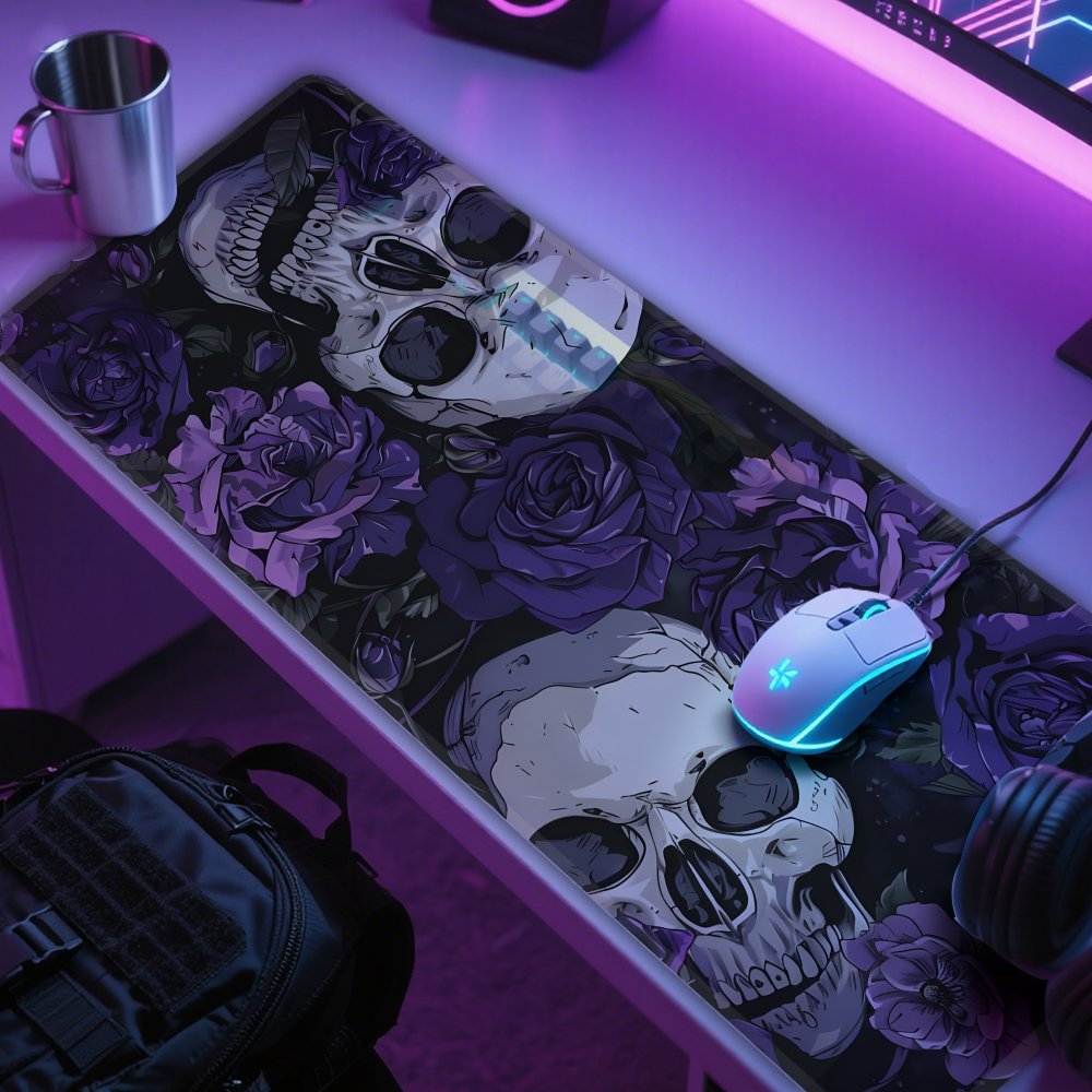 Gothic Skull and Purple Flower - Tradescantia Purple recension och pris