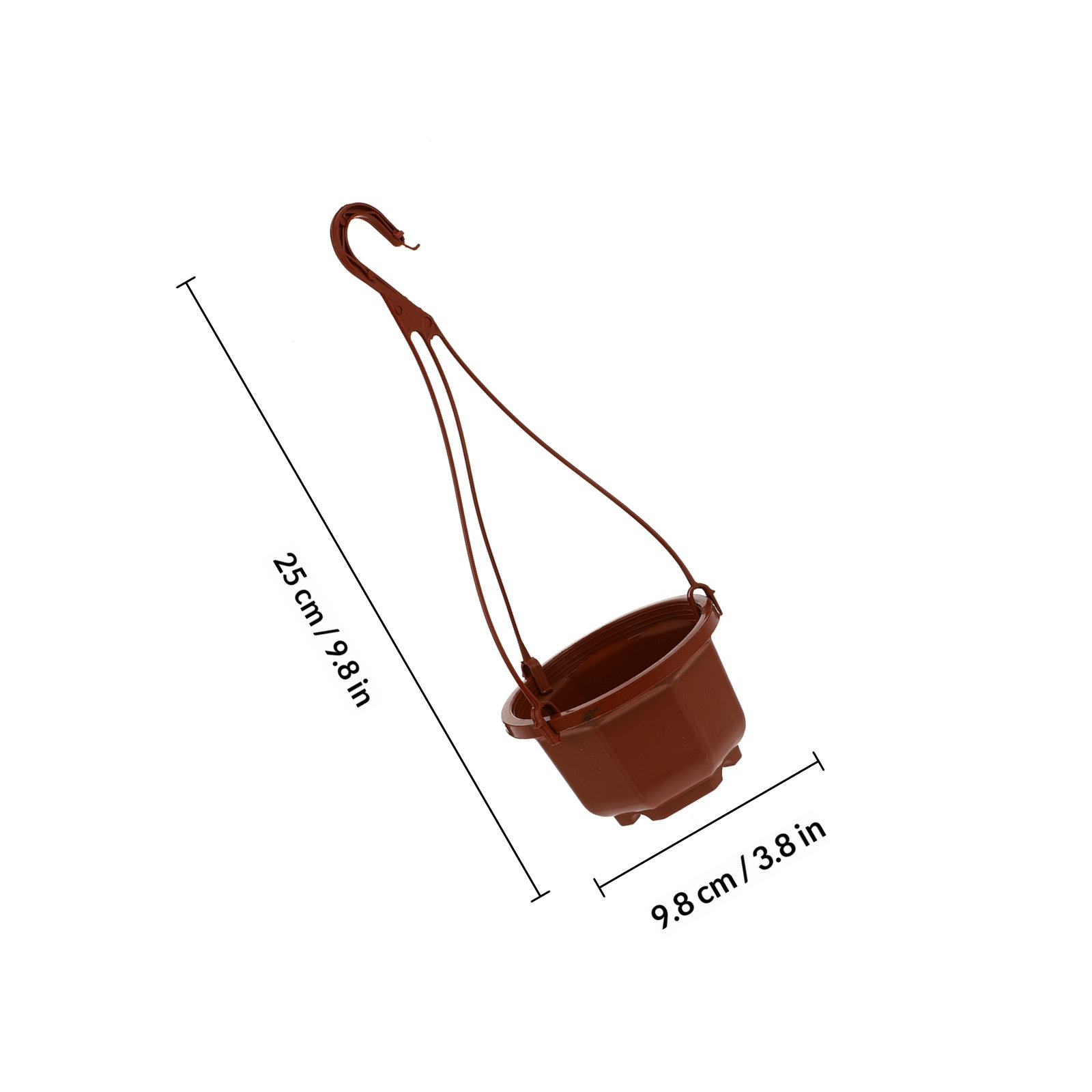 6Sets Hanging Flowerpot Plasti - Spider Plant Hanging recension och pris